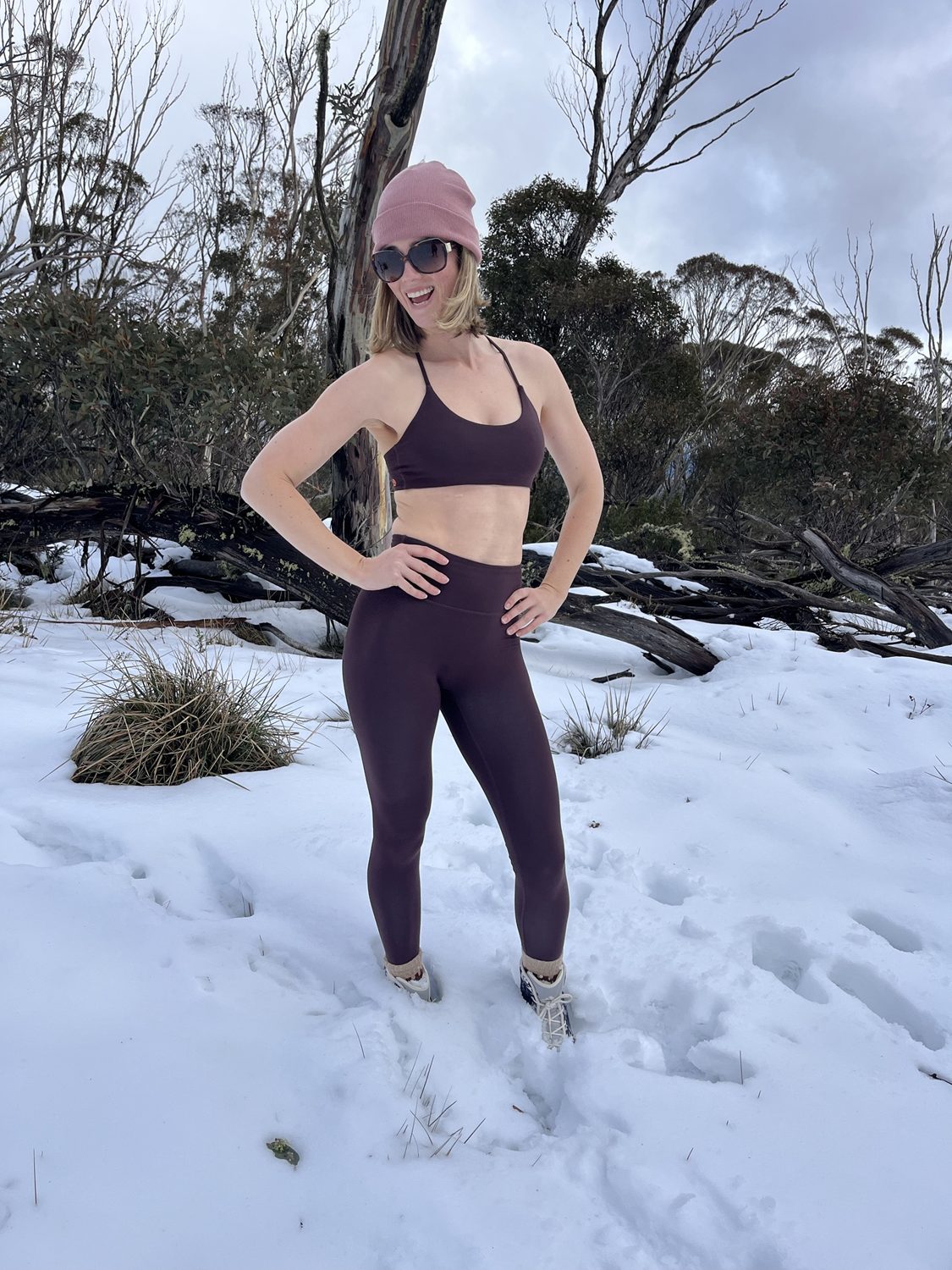 Tanya in the snow
